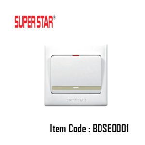 Rose Switch 1Gang BDSE0001   এক সুইচ বিশিষ্ট গ্যাং