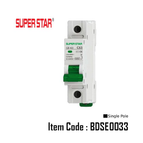 SP MCB Circuit Breaker 16A BDSE0033