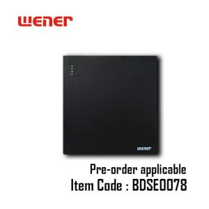 Wener Black 1Gang Switch BDSE0078