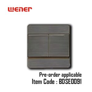 Wener Luxury 2Gang Switch BDSE0091