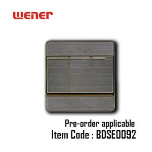 Wener Luxury 3Gang Switch BDSE0092